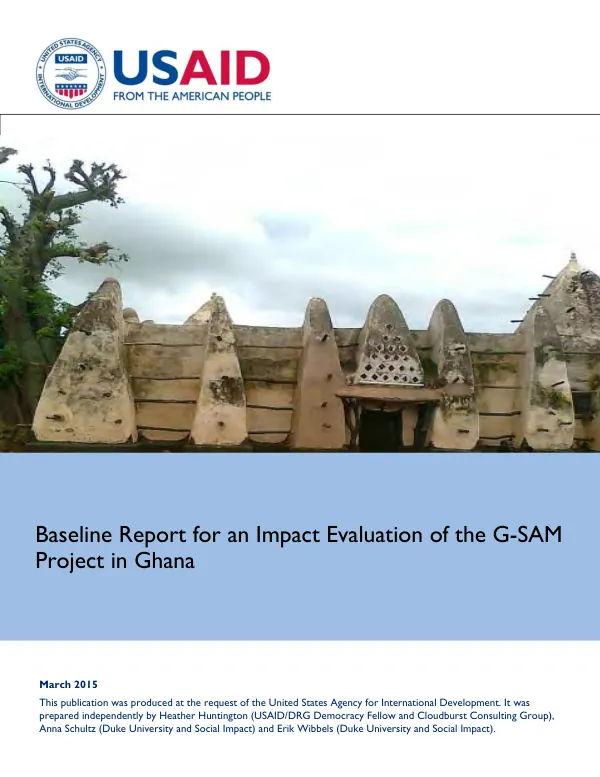 Burkina Faso FY2015 Control of Neglected Tropical Diseases Annual Work Plan
