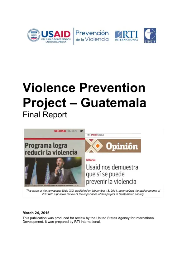 SIAPS Liberia final report, September 2011 - September 2013