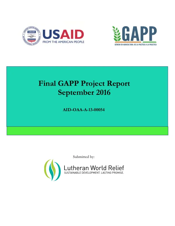 UVAMA Annual Report - Year 1