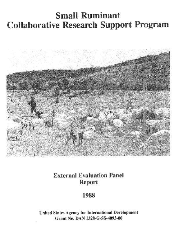 Tenth report of the external evaluation panel : small ruminant collaborative research support program