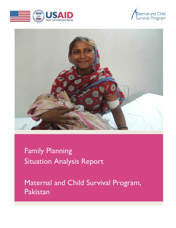 Family planning situation analysis report 2016