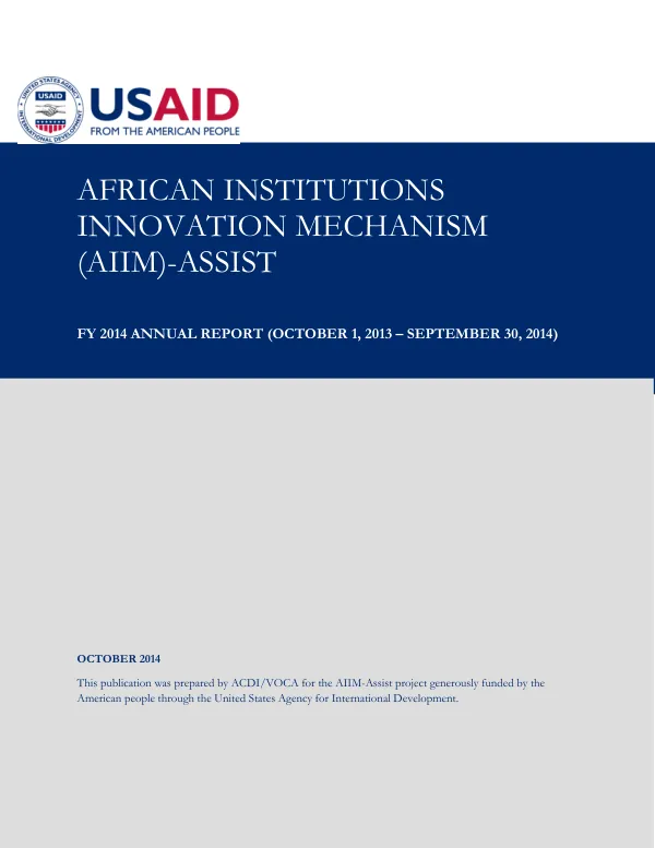 Agriculture-agribusiness microenterprise development in BiH : final report, September 18th 2013-September 17th 2016 : fixed obligation grant (FOG) no. AID-168-F-13-00002