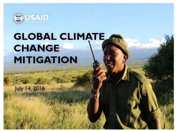 Global climate change mitigation