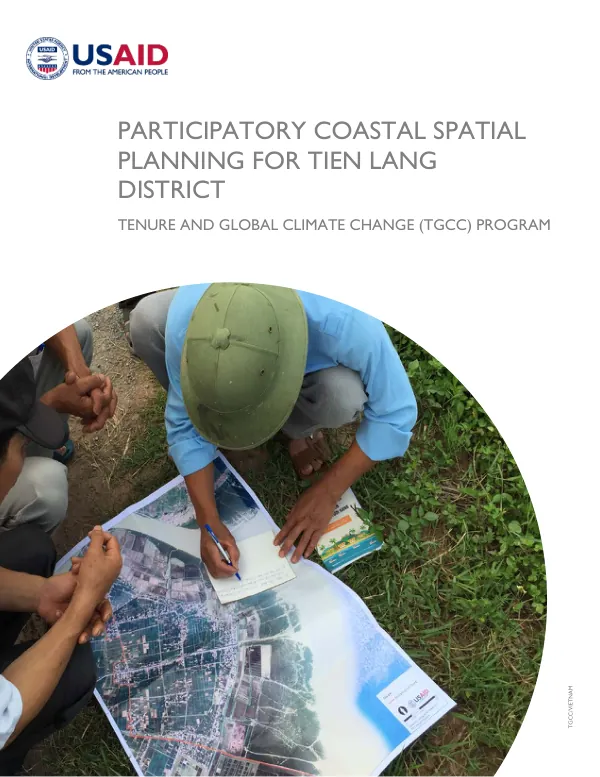 Participatory coastal spatial planning in Tien Lang district