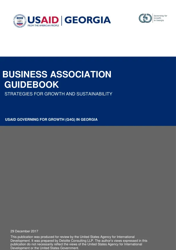 Business association guidebook