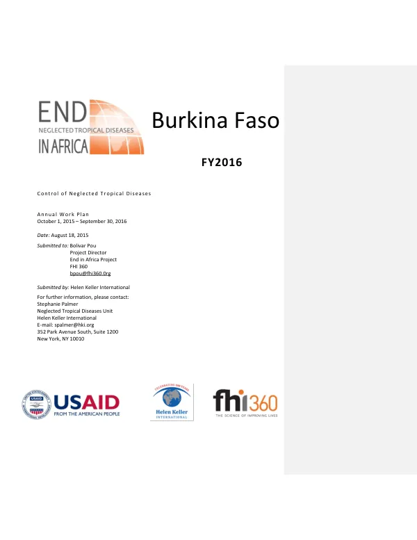 USAID industrial management project : final report, January 1, 2013-December 31, 2016, contract number: AID-165-C-13-00001