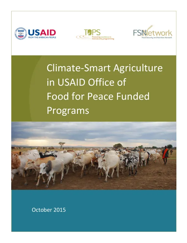Vulnerability and resilience assessment initiative (VRAI) : phase two assessment report, Gorom-Gorom, Burkina Faso