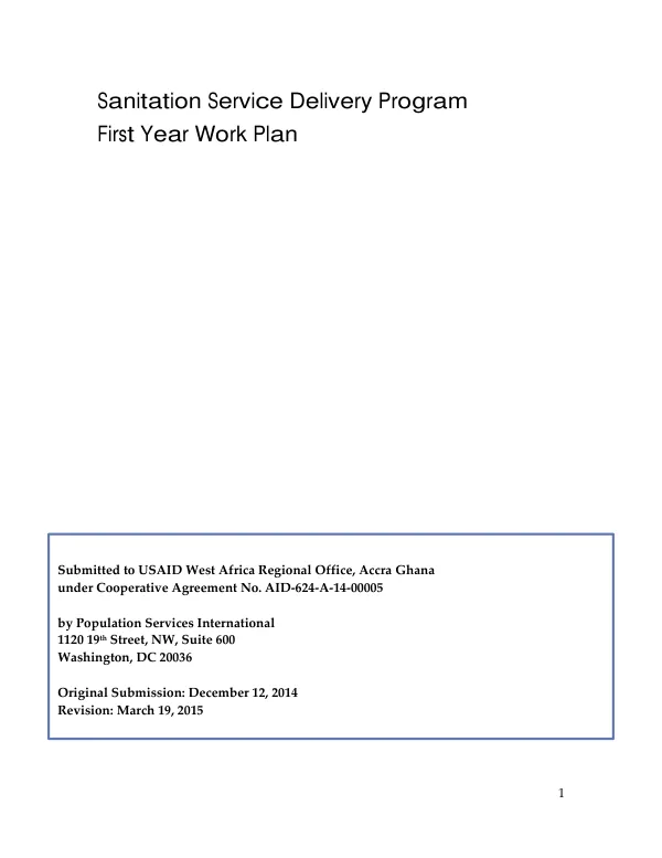 Annual performance report : strengthening urban resilience for growth with equity (SURGE) project, October 1, 2016 - September 30, 2017