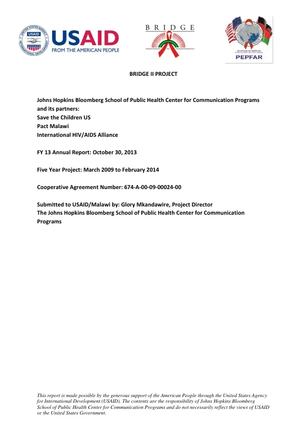 Soma umenye activity : annual program report year 1