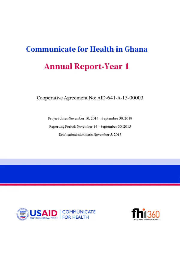 Annual report, October 2016-September 2017 : mwanzo bora nutrition program (MBNP)