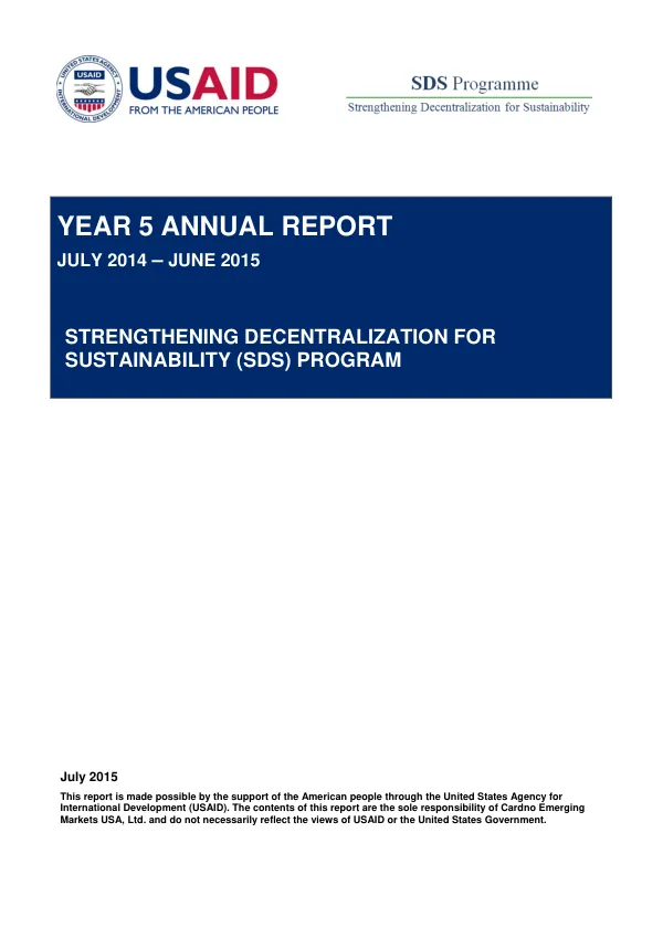 USAID quality reading program : time to read : annual report, October 1, 2016 - September 30, 2017