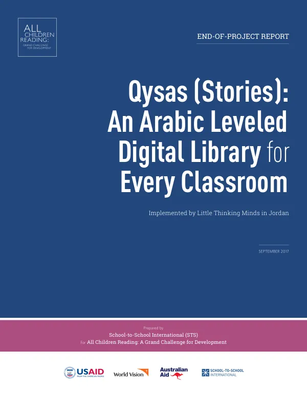Qysas (stories ): an Arabic leveled digital library for every classroom