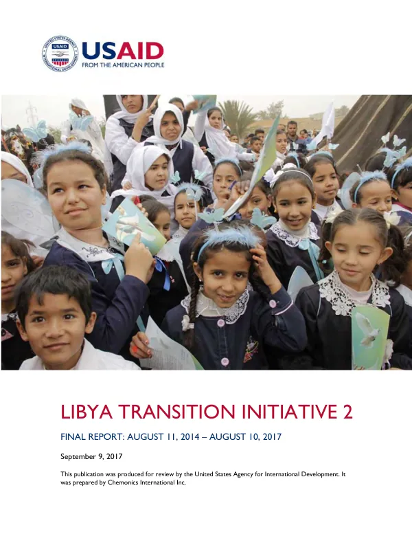 Libya transition initiative 2 : final report : August 11, 2014-August 10, 2017