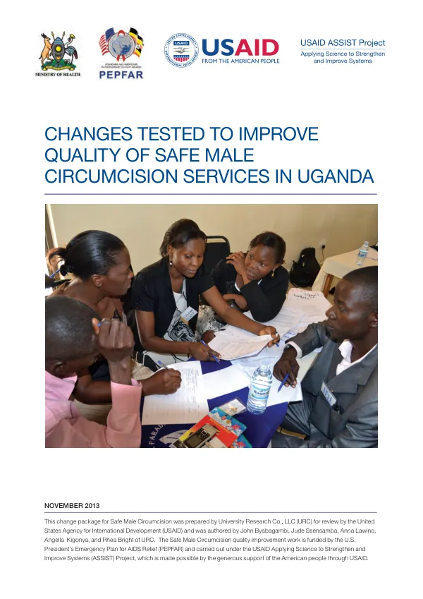 Changes tested to improve quality of safe male circumcision services in Uganda