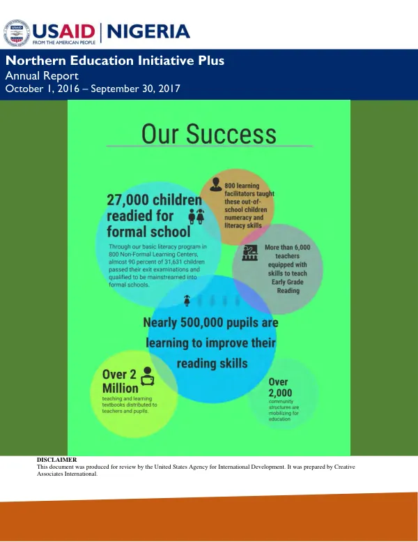 Final evaluation of the USAID/OTI Haiti recovery initiative