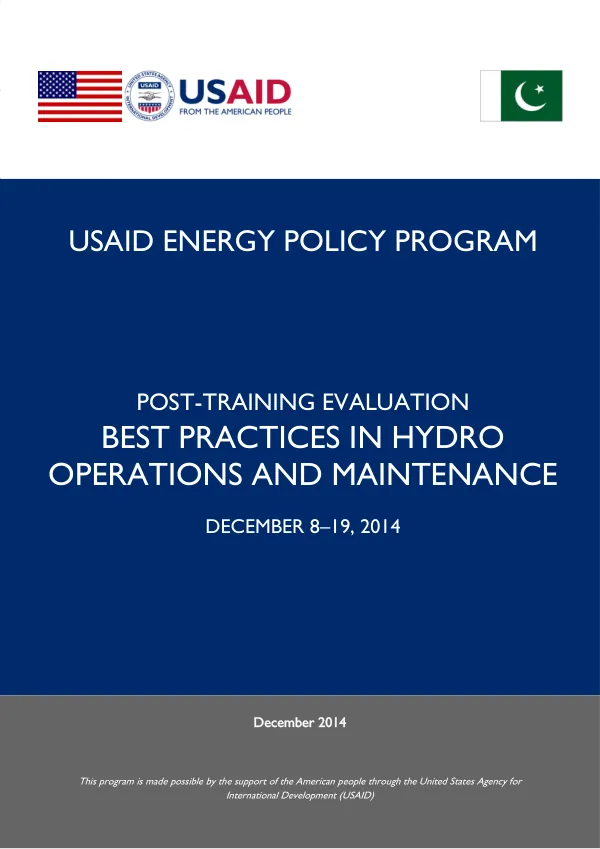 Mid-term performance evaluation of USAID/Georgia power and gas infrastructure project (PGIP) : final report