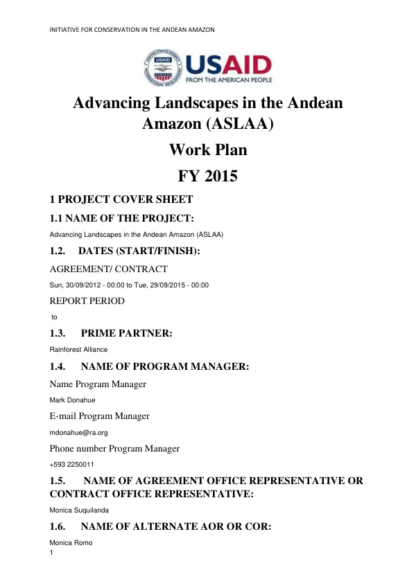 ANNUAL REPORT, YEAR TWO (OCT 2014 – SEPT 2015)