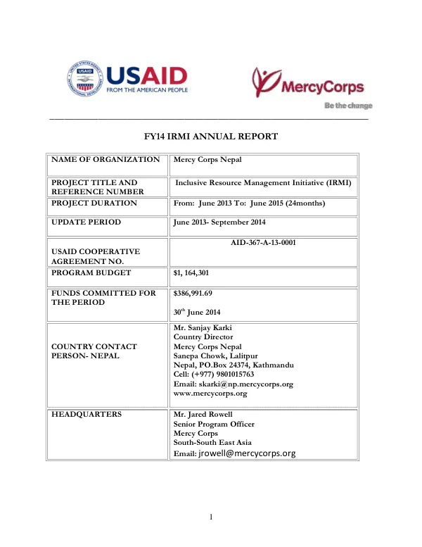 Link NCA, Kenya, West Pokot, Action Against Hunger, 2015