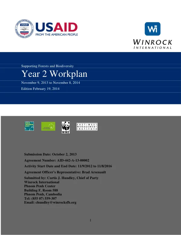 Feed the Future: Building Capacity for African Agricultural Transformation (Africa Lead II) Workplan Year Three: October 2015-September 2016