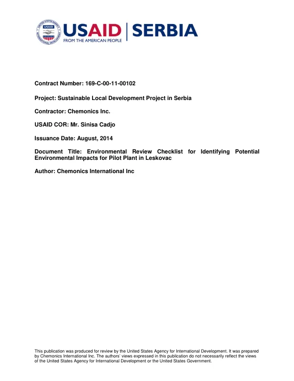 Year 5 Annual Report, July 2014-June 2015, Strengthening Decentralization for Sustainability (SDS) Program
