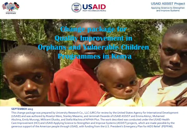 USAID KENYA Nutrition and Health Program plus FY 2015 April 01-June 30_QUARTER_PROGRESS REPORT