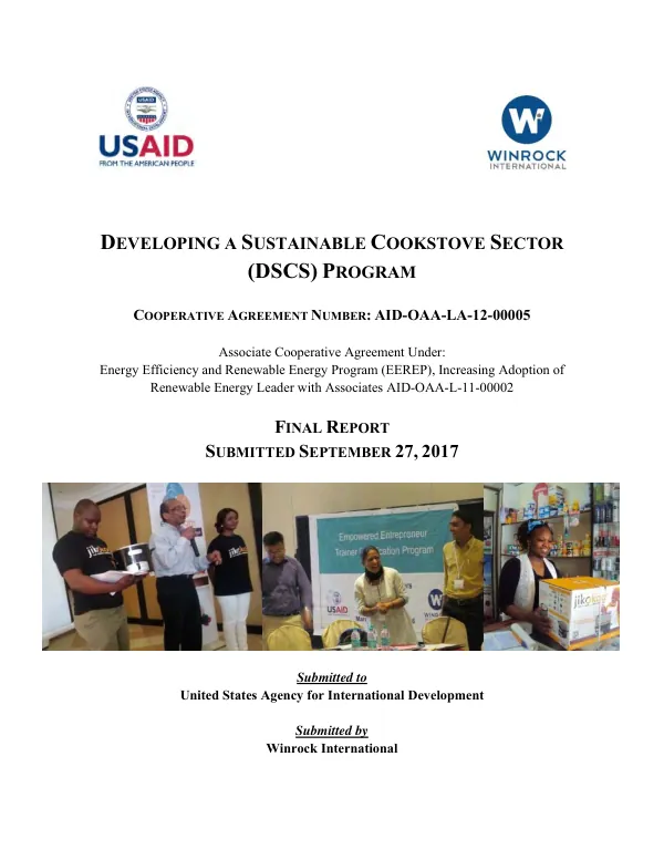 Kinerja program Annual report year 5