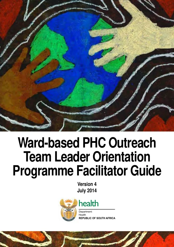 Ward-Based PHC Outreach Team Leader Orientation Programme: Household Guide
