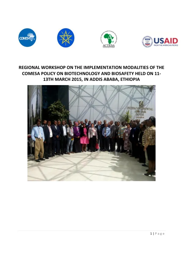 Inclusive Resource Management Initiative (IRMI) Annual Report June 2013-September 2014