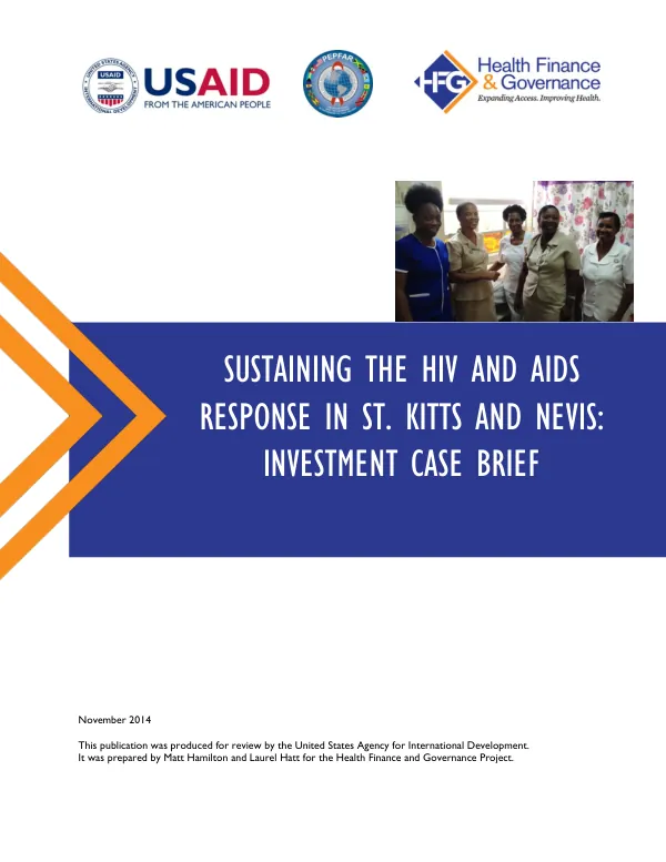 Sustaining the HIV/AIDS Response in St. Kitts and Nevis: Investment Case Brief