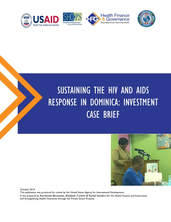 Sustaining the HIV/AIDS Response in Dominica: Investment Case