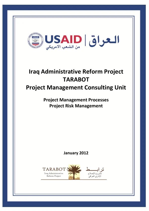 Project Management Processes Risk