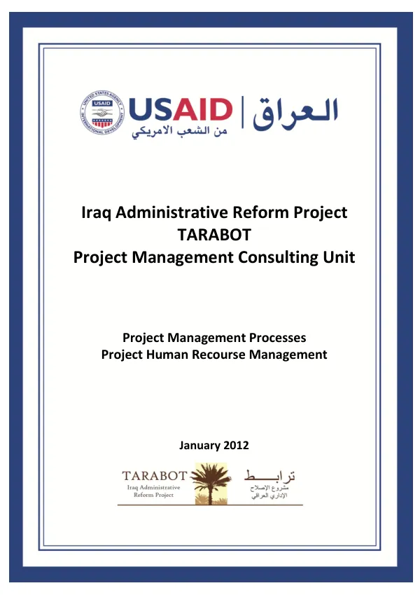 Project Management Human Resources