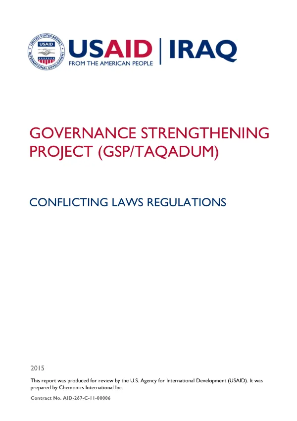 Conflicting Laws Regulations