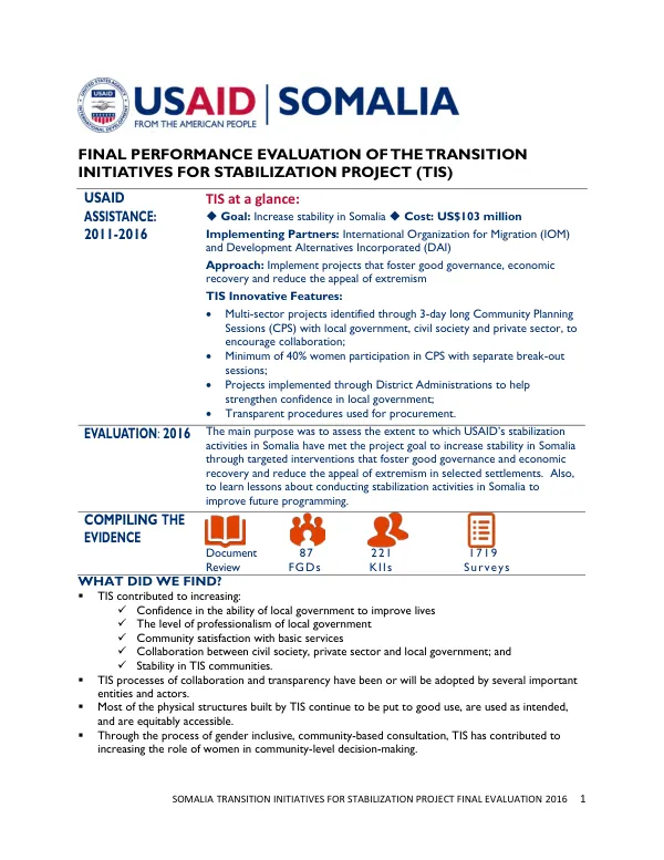 Humanitarian Response for Conflict-Affected Populations in Unity State - FSL and Nutrition Baseline