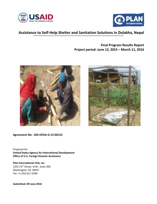 Humanitarian Response for Conflict-Affected Populations in Unity State - Nutrition Baseline Report