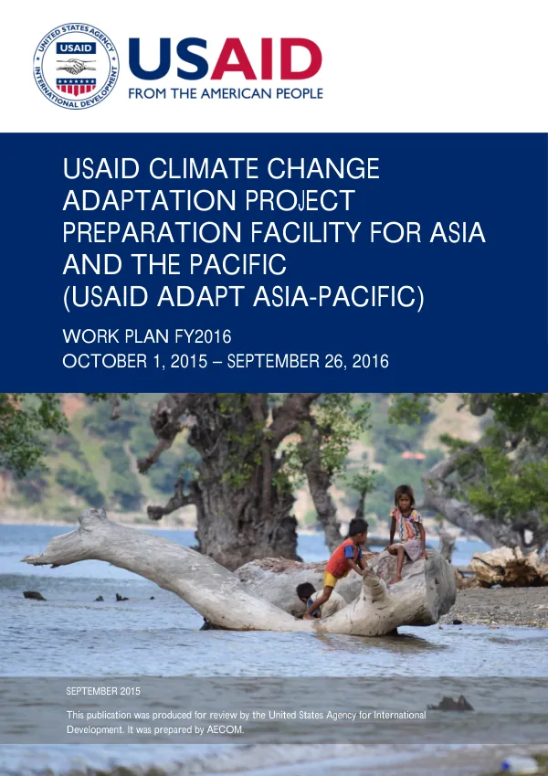 ADAPT Asia-Pacific FY16 Work Plan
