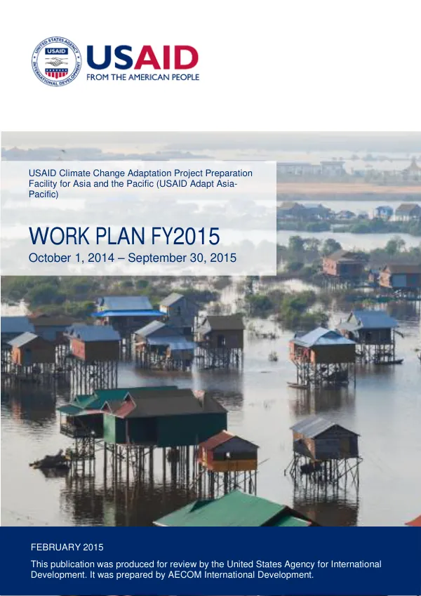ADAPT Asia-Pacific FY2015 Work Plan