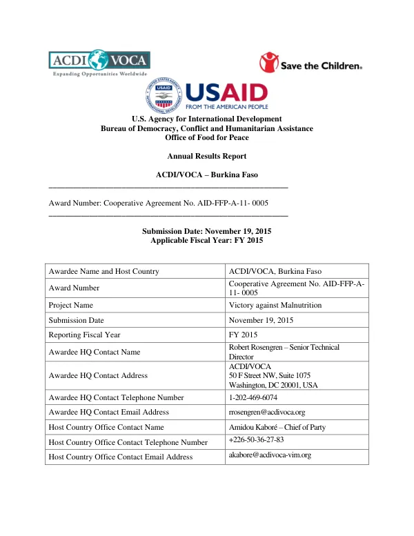 Final performance report : cold chain Bangladesh alliance (CCBA)