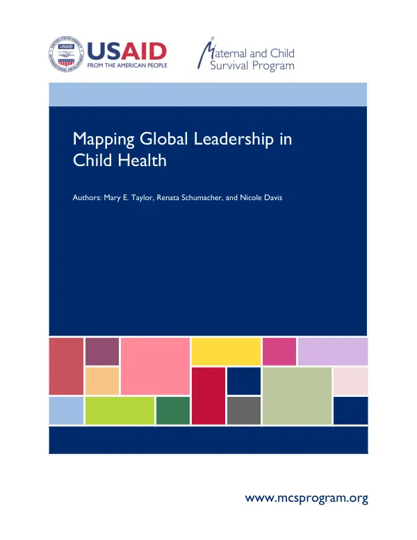 Mapping global leadership in child health