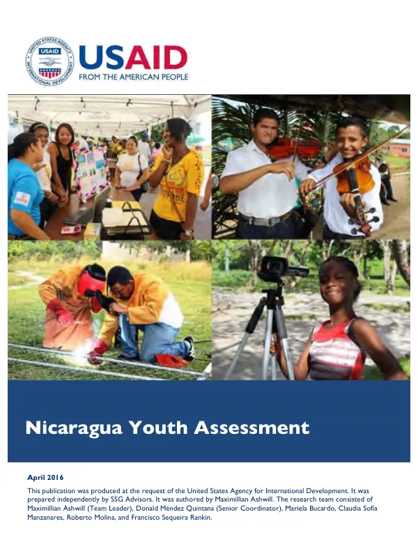 Nicaragua youth assessment