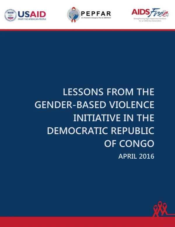 Lessons from the gender-based violence initiative in the Democratic Republic of Congo