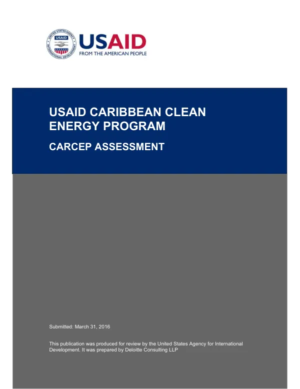 USAID Caribbean clean energy program : CARCEP screening criteria