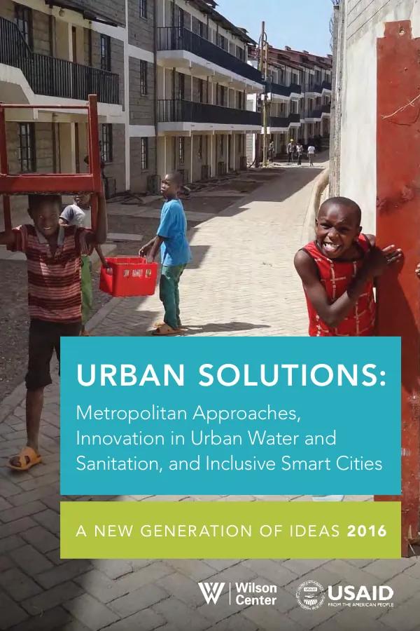 Urban solutions : metropolitan approaches, innovation in urban water and sanitation, and inclusive smart cities