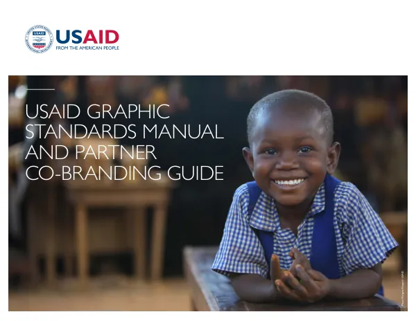 USAID graphic standards manual and partner co-branding guide