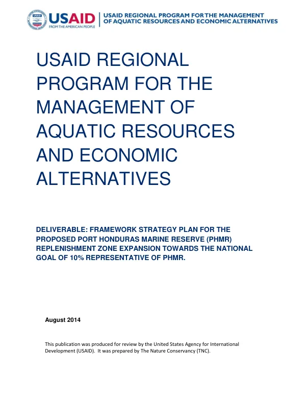 Framework strategy plan for proposed PHMR RZ expansion towards the National Goal of 10% to a representative of PHMR