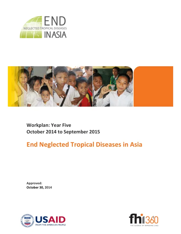 END in Asia Workplan Year Five