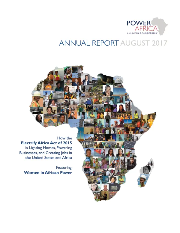 Power Africa annual report [2017]