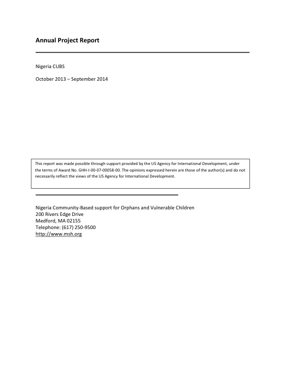 South Sudan coffee initiative : final report, AID-668-A-16-00002, period 1 March 2016-21 May 2017