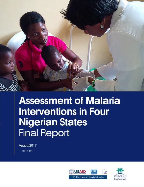 Assessment of malaria interventions in four Nigerian states : final report