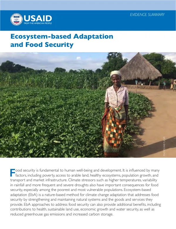 Ecosystem-based adaptation and food